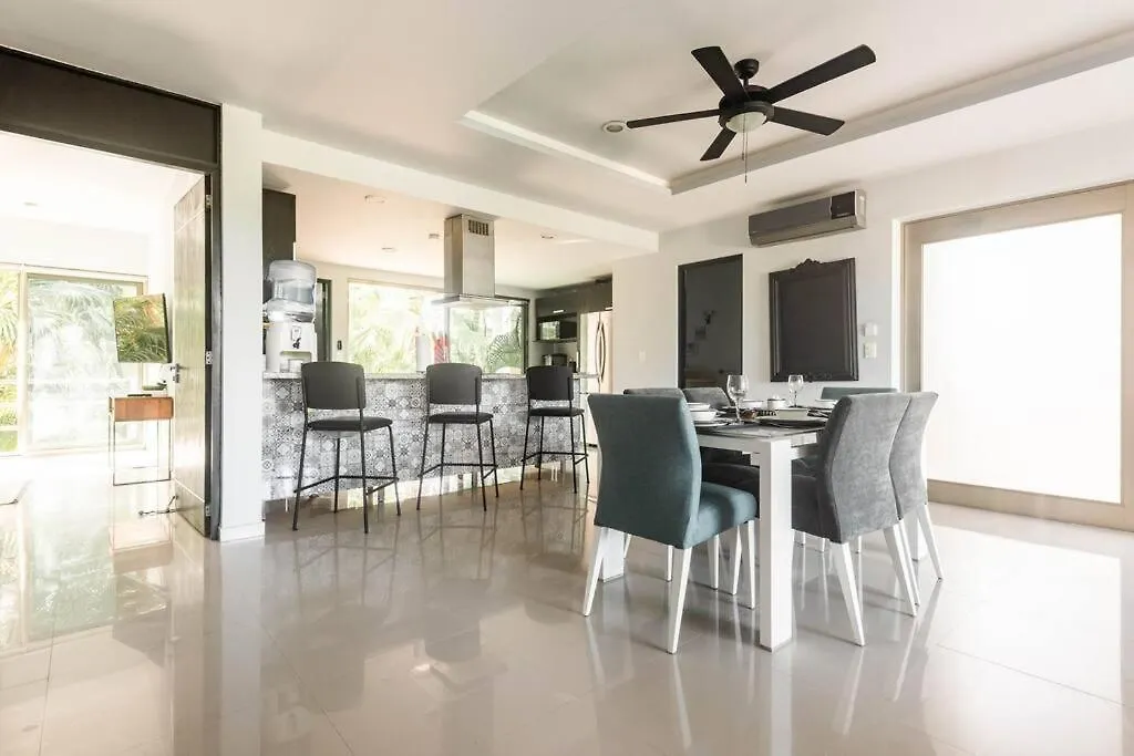 Peaceful & Beautiful 3 Min Walking To The Beach Apartman Puerto Morelos Mexikó