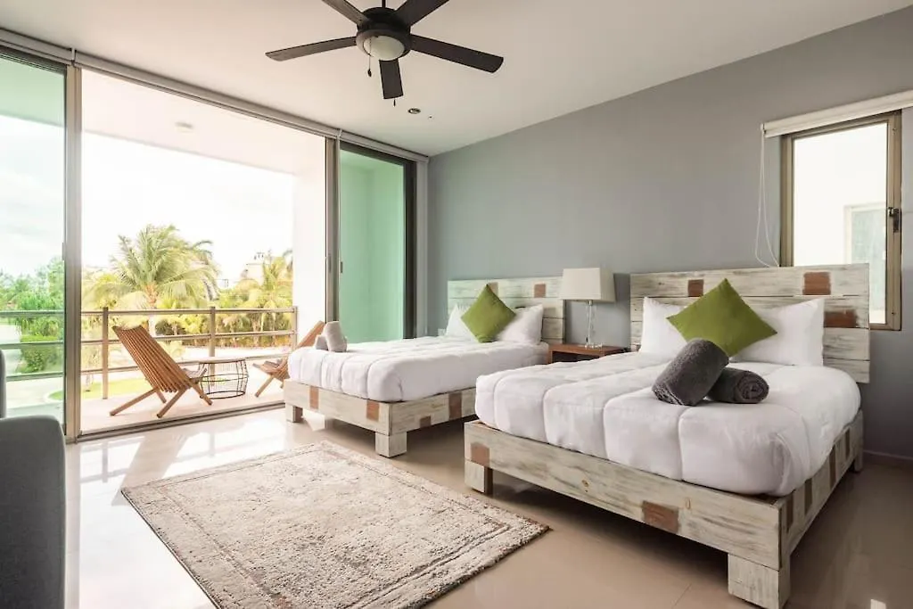 Peaceful & Beautiful 3 Min Walking To The Beach Apartment Puerto Morelos