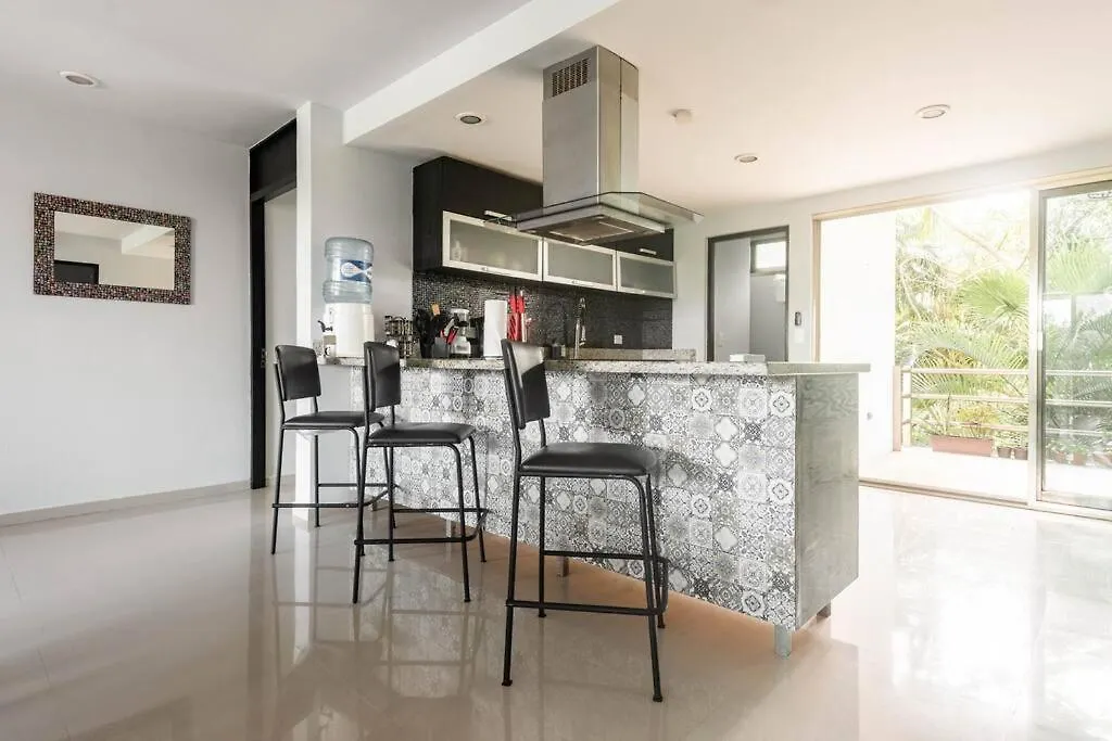 Peaceful & Beautiful 3 Min Walking To The Beach Apartment Puerto Morelos
